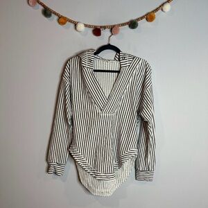 Anthropologie Pilcro Wharfside Hooded Sweater xs